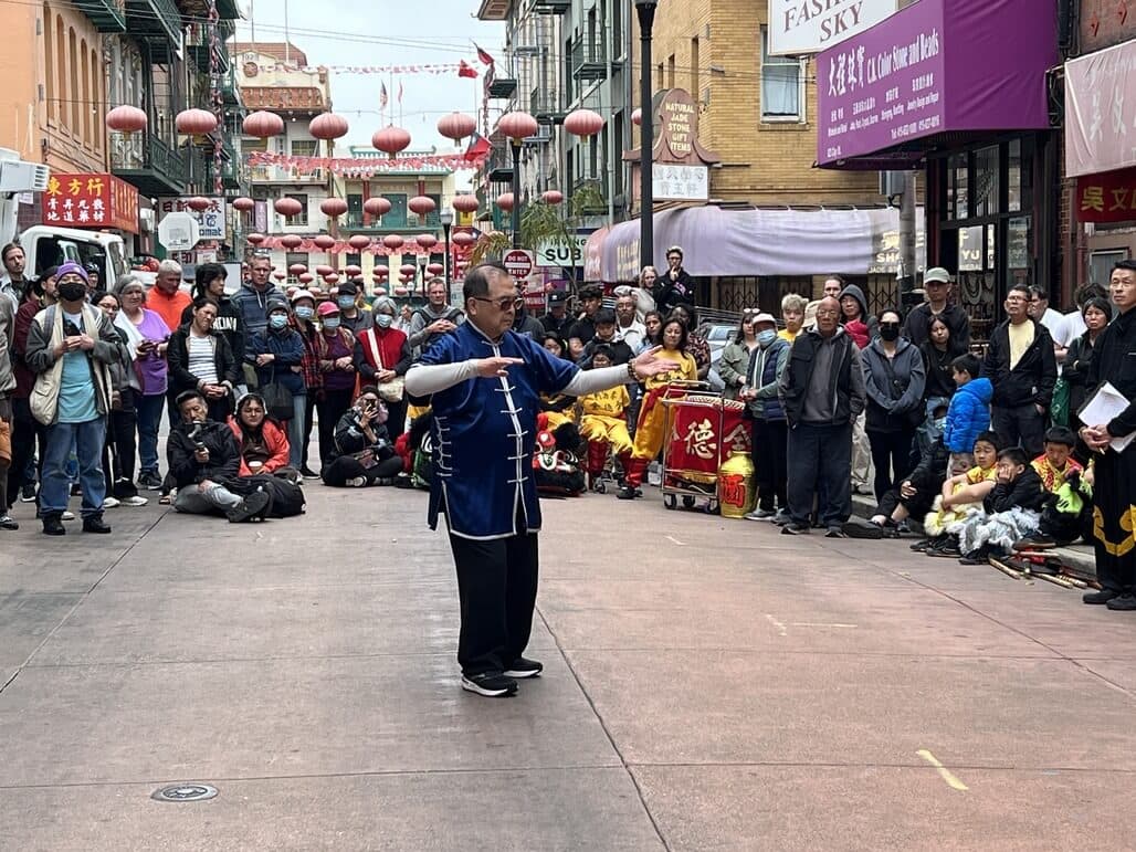 Sifu Bryant Fong at the SF Kungfu Festival